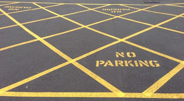No parking Zones